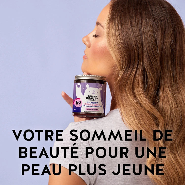 Sommeil : Secrets de beauté - avec de la mélatonine pour un temps d'endormissement plus court