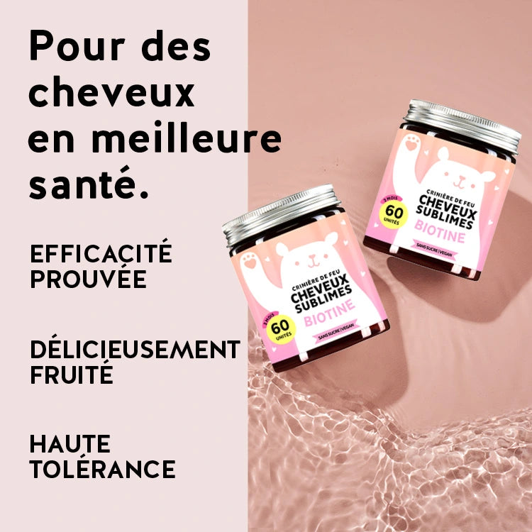 Les produits de Bears with Benefits ont été développés avec des pharmaciens, ils ont une biodisponibilité élevée et ils sont sans gluten et sans lactose et sans sucre. L'emballage est en PET recyclé et nous offrons une garantie de satisfaction à 100%.